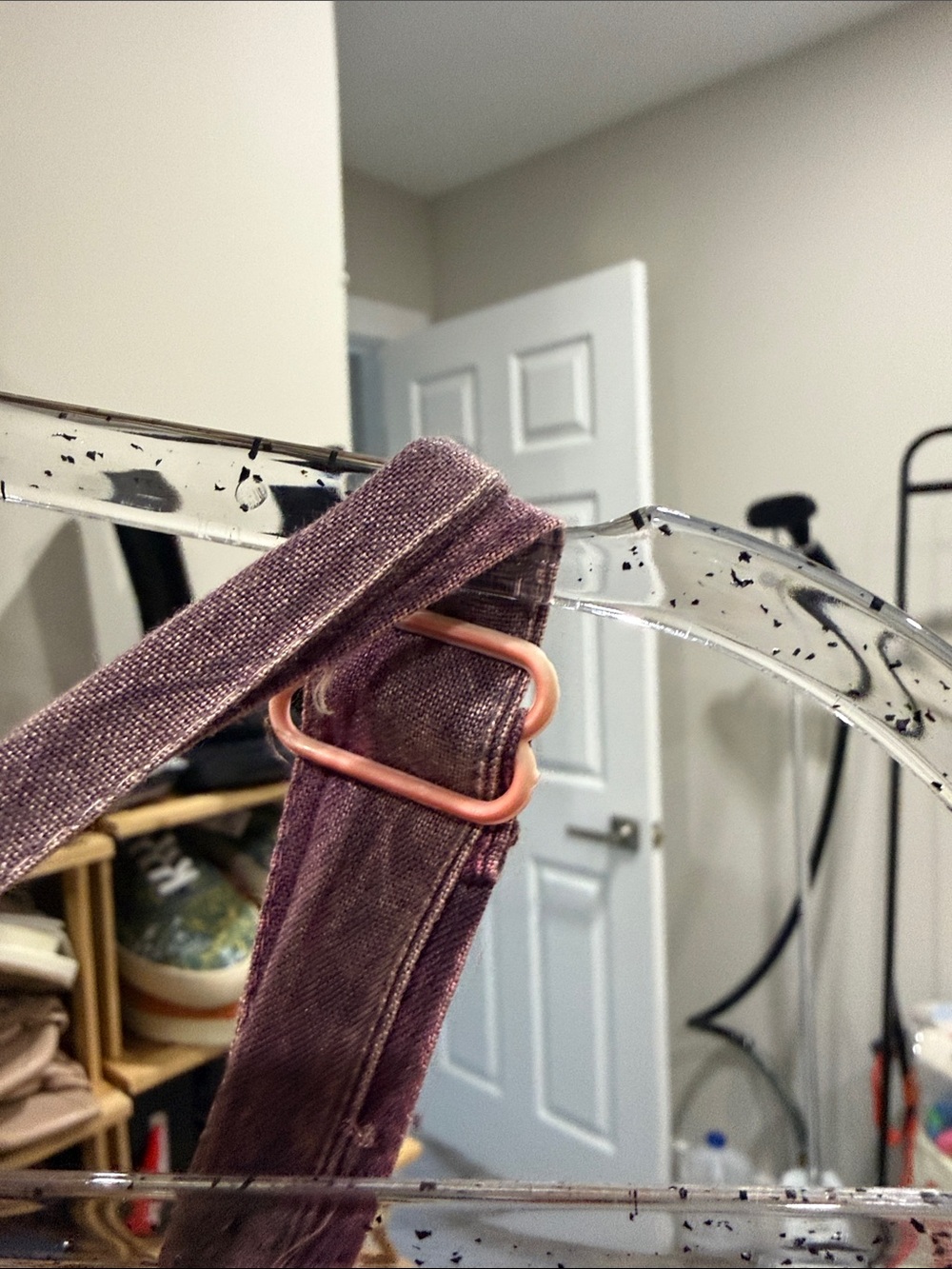 Boho Ombre Tie-Front Layered tunic top- Purple & Green embroidered fits most - Picture 7 of 7